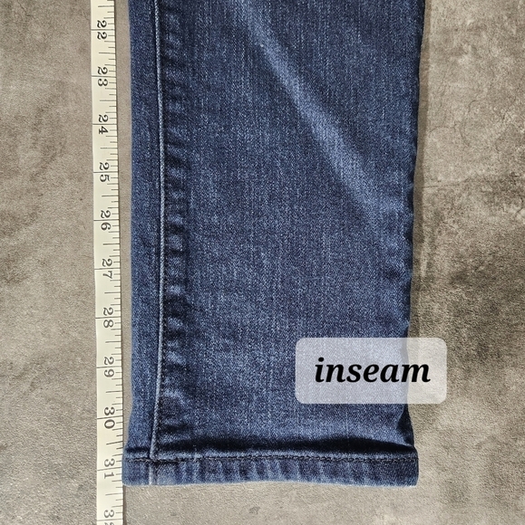 Kardashian Premium Denim Dark Blue Jeans Size 8 - Picture 8 of 11